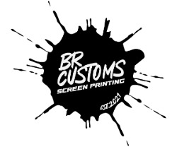 BR Customs Screen Printing Logo